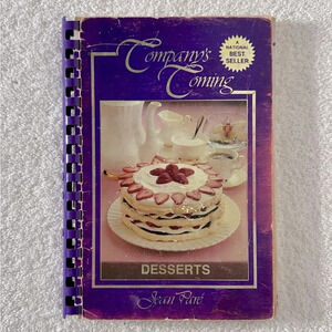 5/$35 Vintage Company’s Coming  Desserts Cookbook